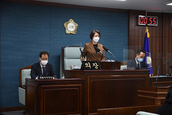 인천시미추홀구의회는 19일 제261회 임시회를 개회했다. [미추홀구의회 제공]