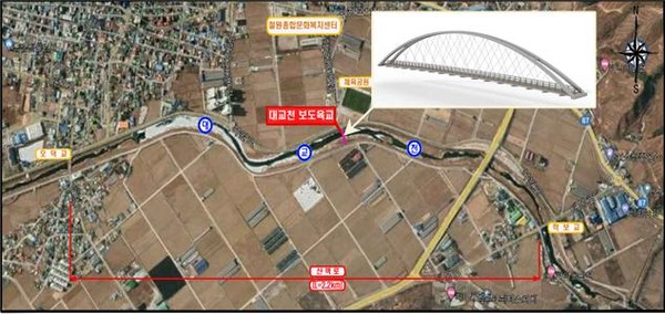 강원 철원군은 대교천 산책로 정비사업을 추진하고 있다. [철원군 제공]