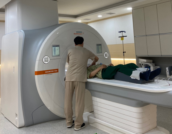 월성원자력본부가 첨단 장비 PET-CT 검진을 도입해 주변지역 주민 건강검진 사업 시행하고 있다. [월성원자력본부 제공]