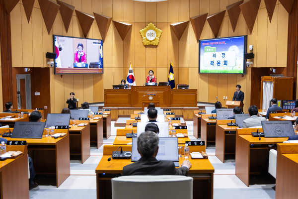 구로구의회 임시회 전경. [구로구의회 제공]