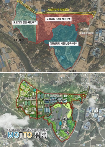 국토부, 투자선도지구로 선정된 묵계리 일원[횡성군 제공]