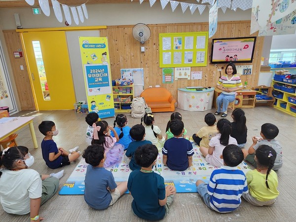 순천시 영상미디어센터가 ‘2024년 유아미디어교육 지원사업’ 교육과정을 개발해 실시한다. [순천시 제공]