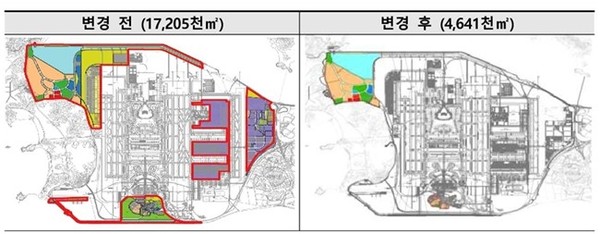 인천국제공항공사가 요청한 경제자유구역 해제 기준. [인천공항공사 제공]