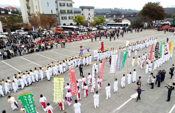 오곡나루 축제 기간 중 문화행사. [여주시 제공]